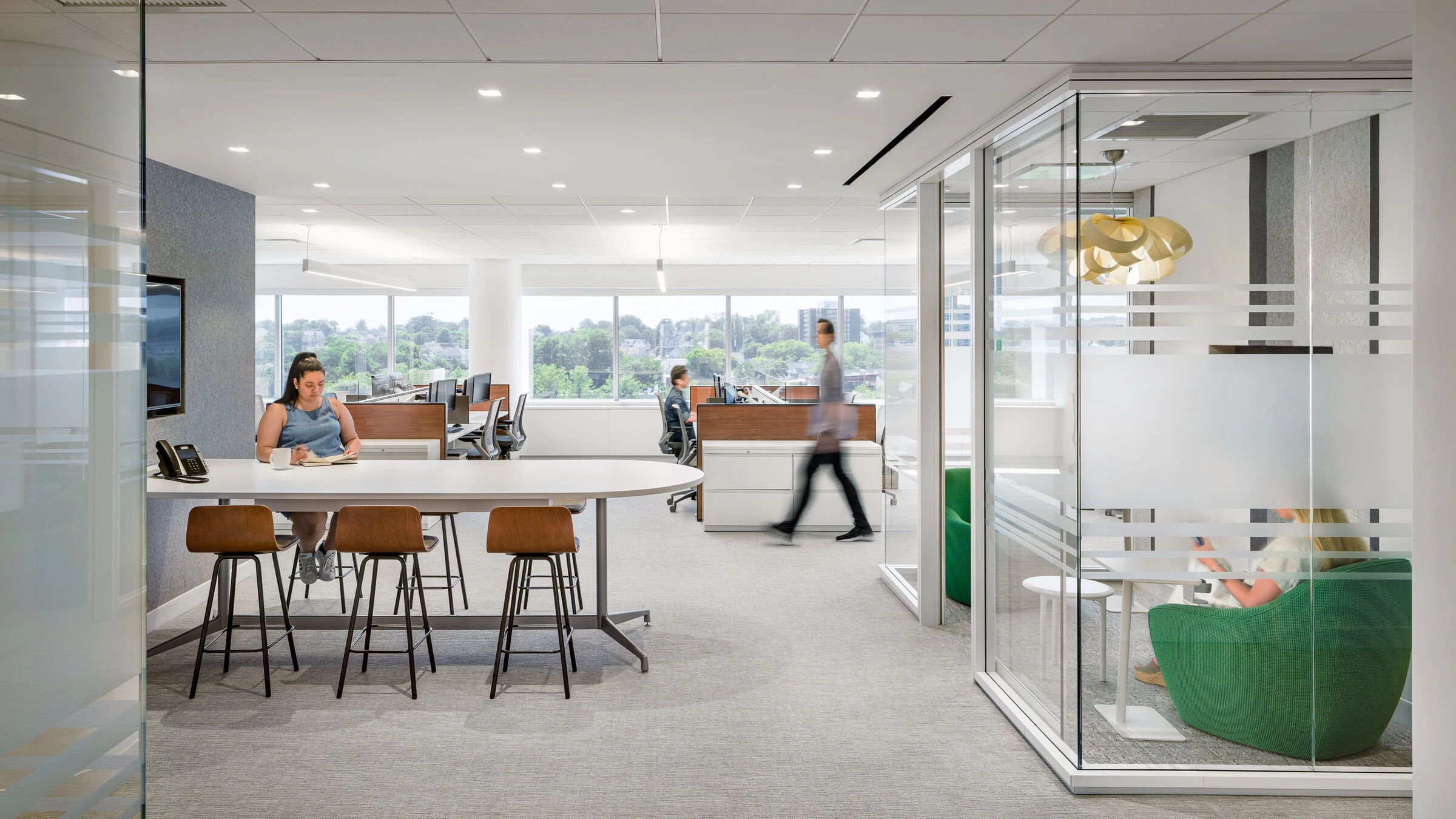 跨国保险公司的现代办公空间丨美国康涅狄格丨MKDA-6