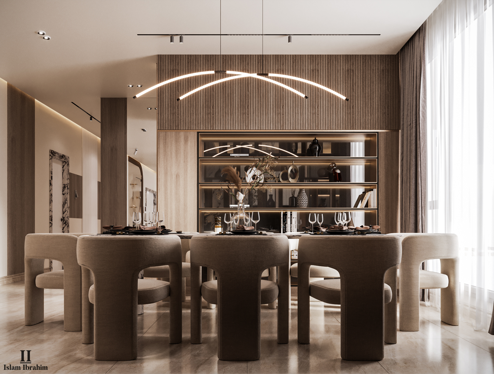 大厅和餐饮设计丨阿联酋丨ISLAM IBRAHIM-17