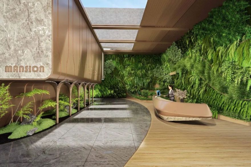 遁入自然雨林,尊享艺术奢境 | 上海后滩总部大厦屋顶花园-25