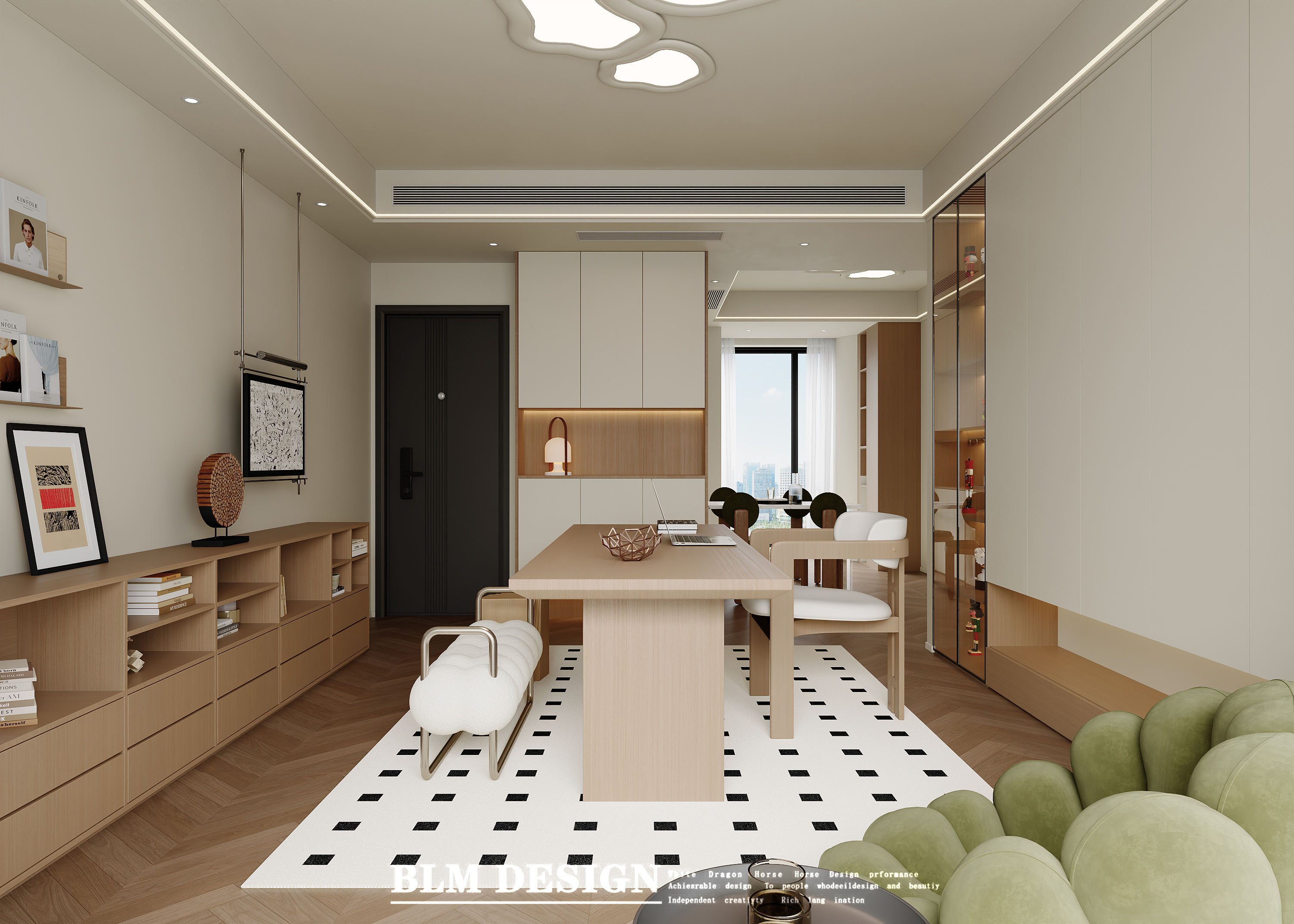 现代奶油-白龙马效果图-0