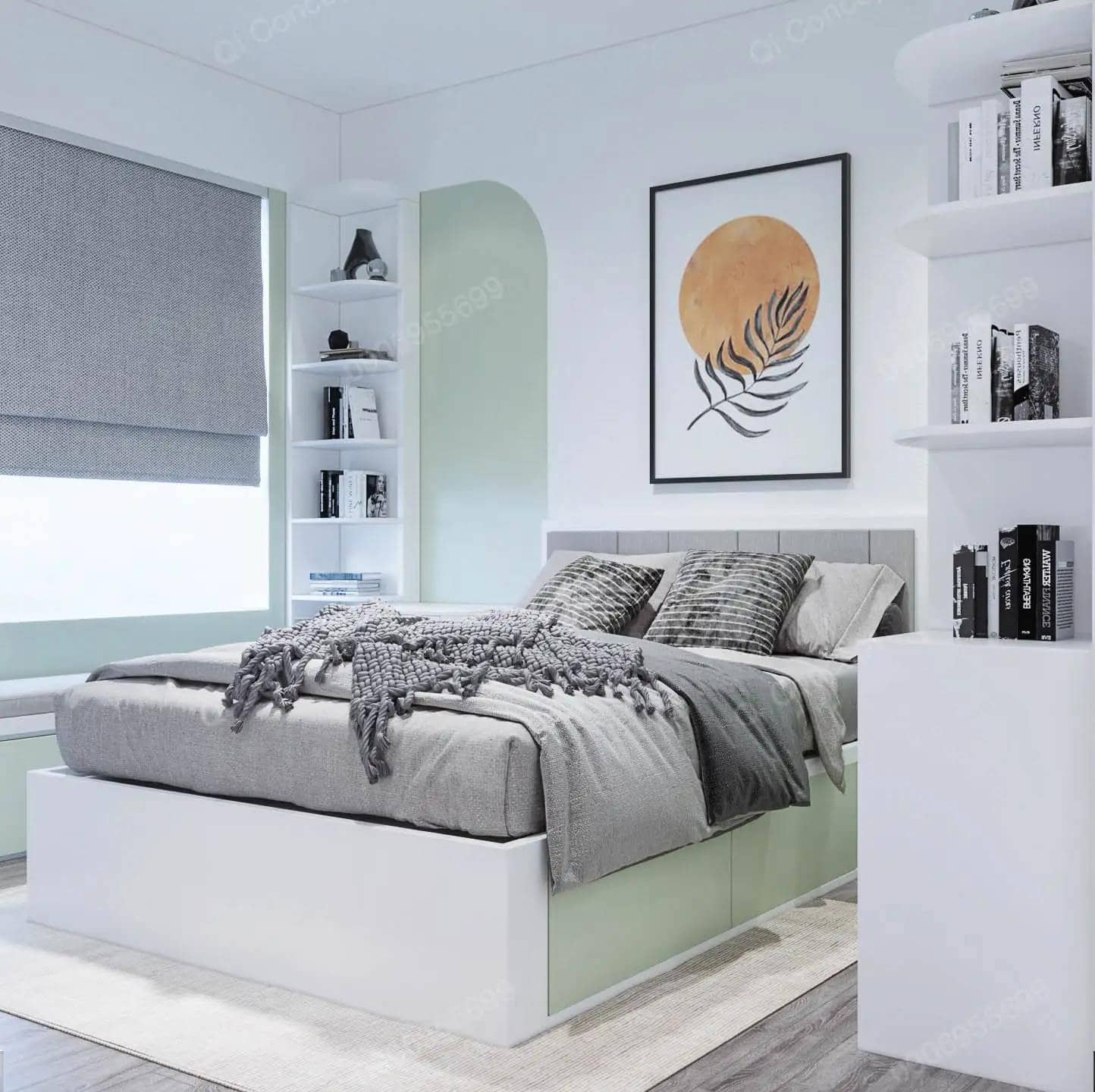 Picity两居室公寓设计丨越南胡志明市丨EKE-24