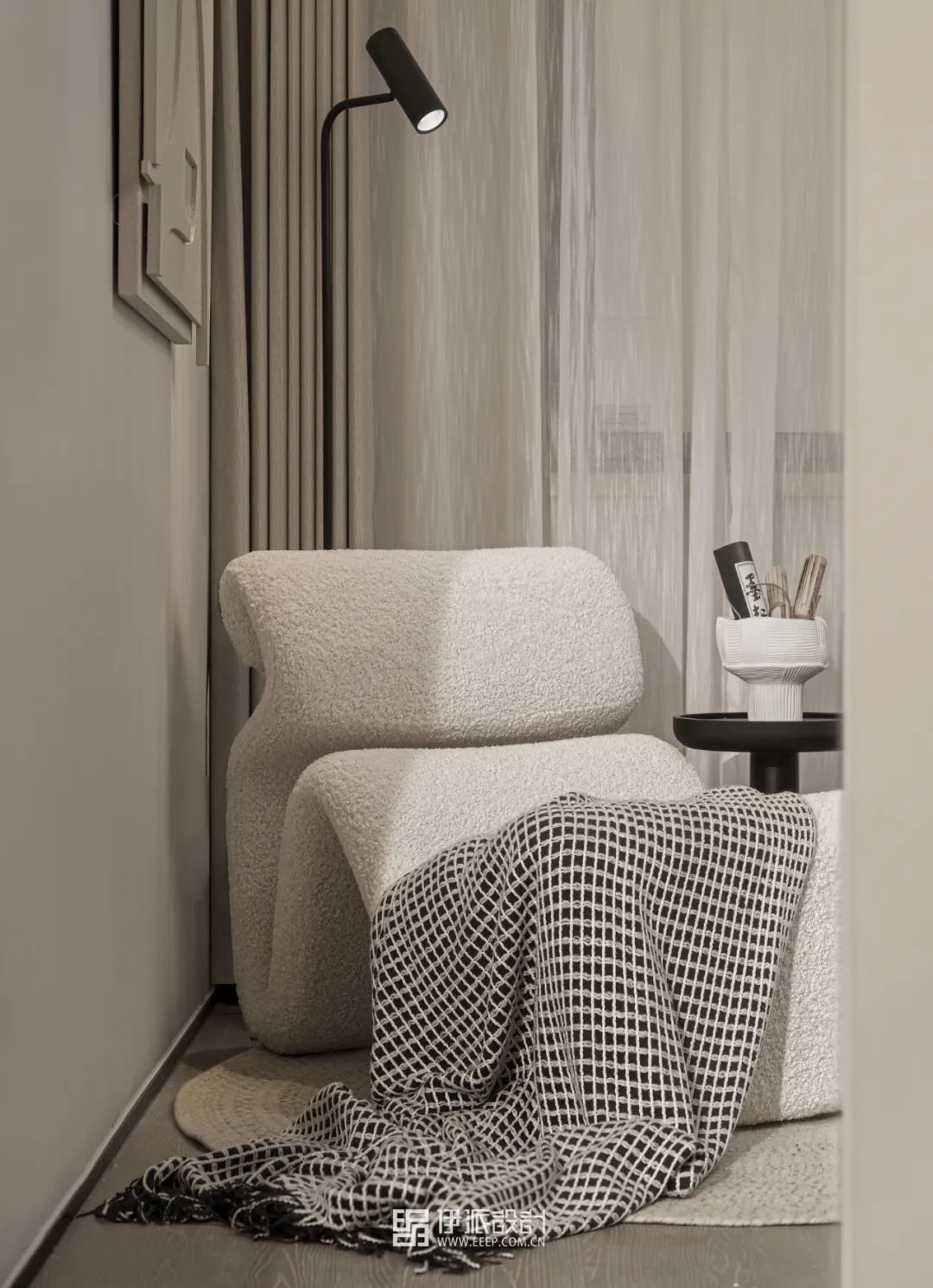 湖上云庭奶油系侘寂风样板间丨中国嘉兴丨深圳市伊派室内设计有限公司-38