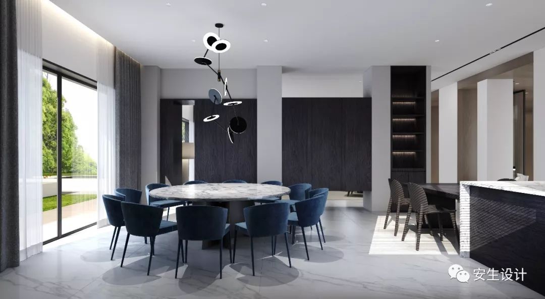 浙江柯桥 1000+㎡顶级现代别墅设计-27