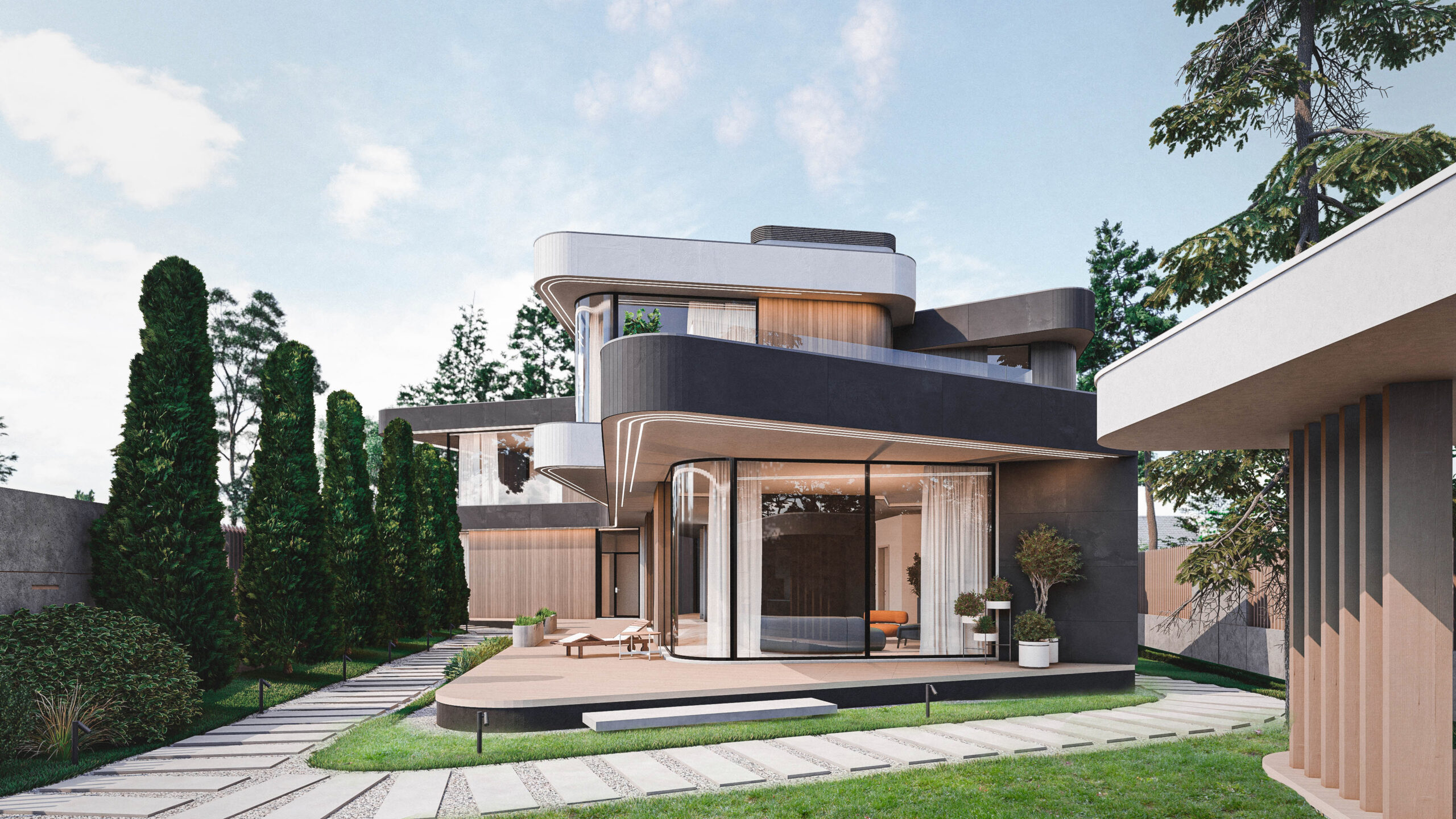 380㎡极简风格住宅项目丨ARXY工作室-14