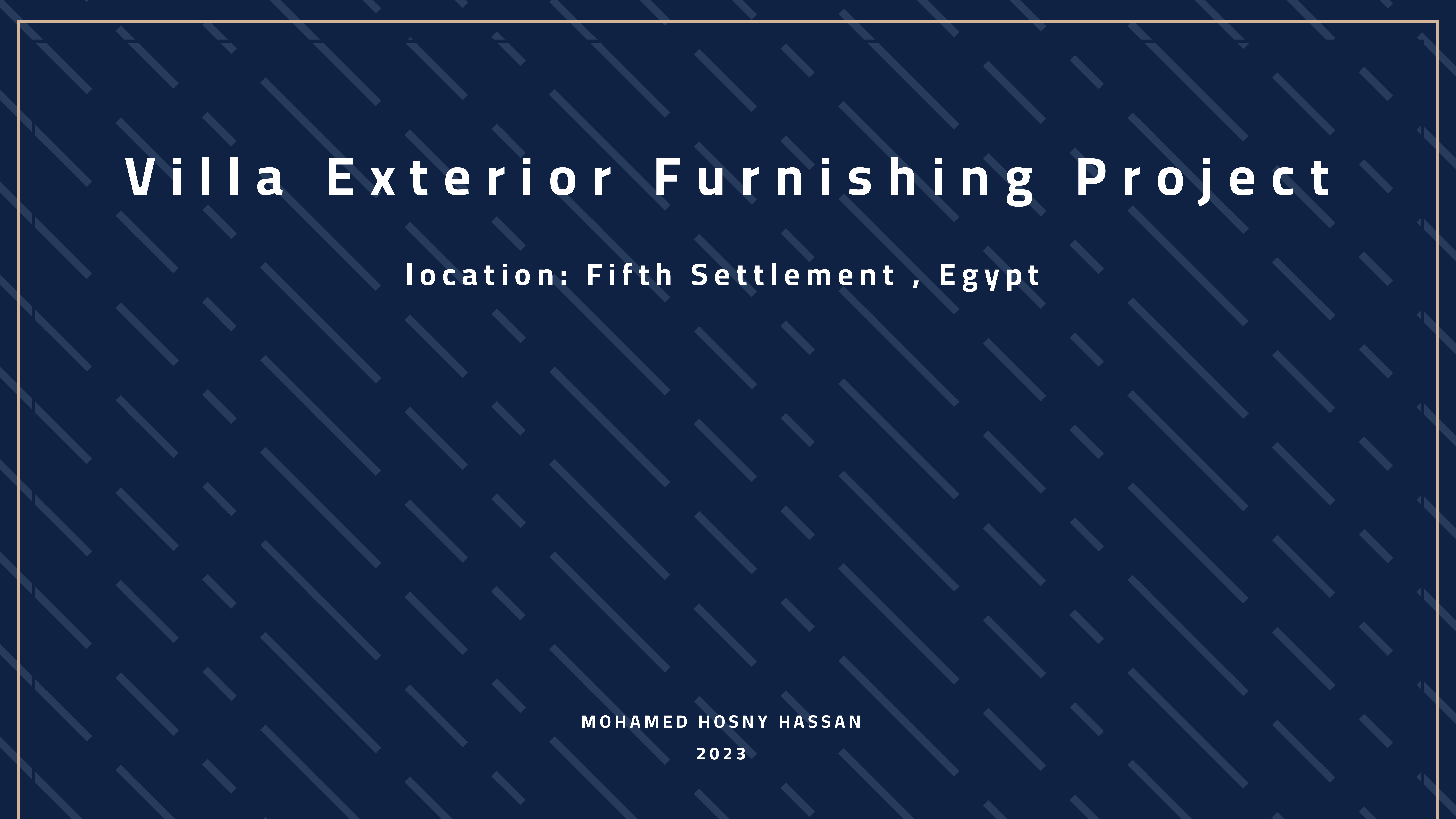 VILLA EXTERIOR FURNISHING PROJECT-0