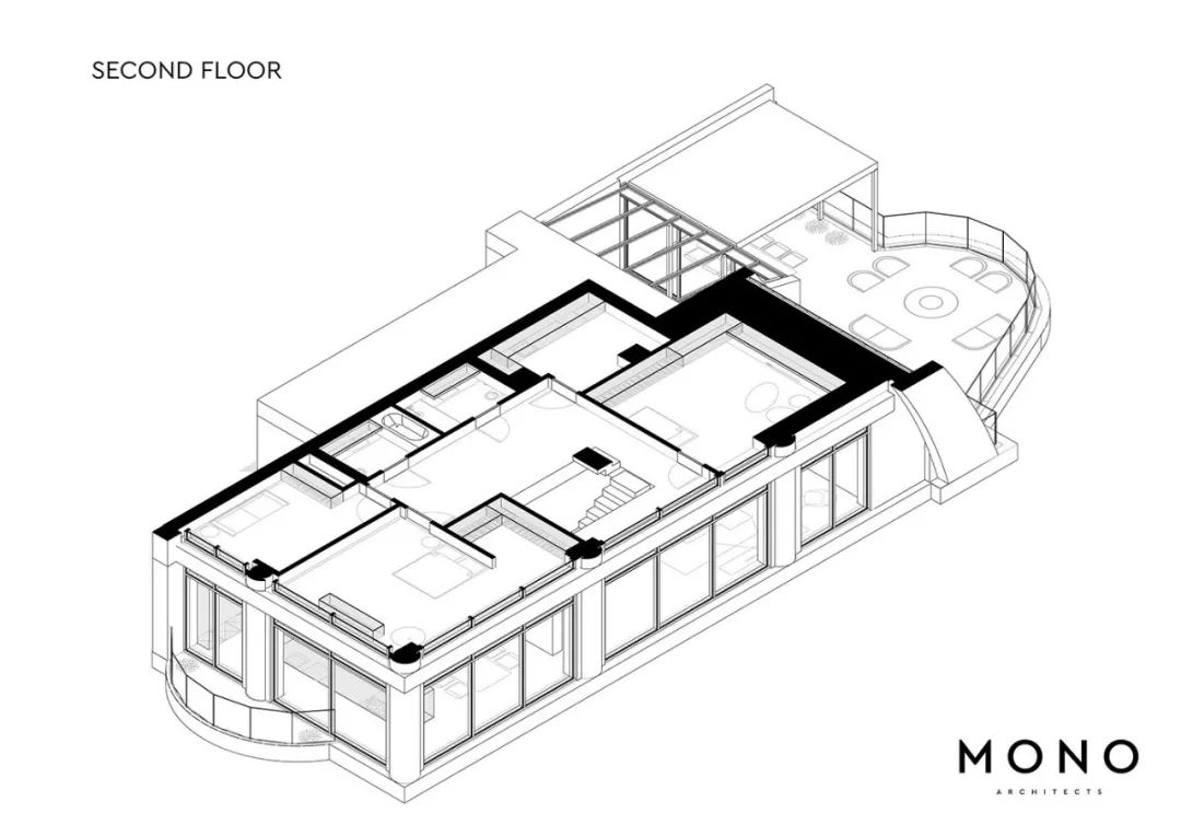 MONO architects 打造顶层公寓，诠释自由空间与光线之美-7