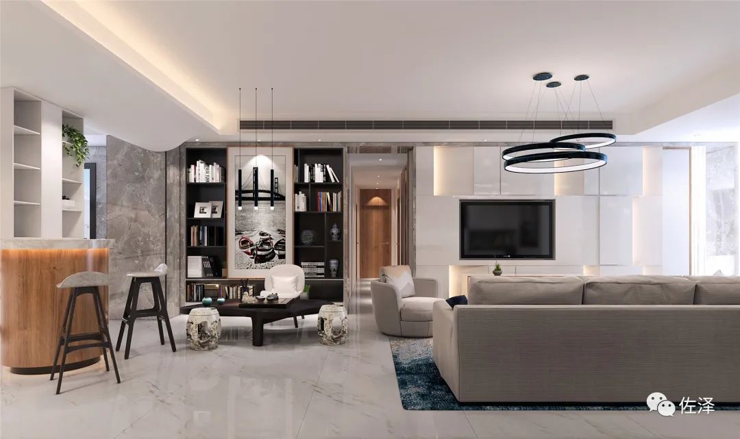 意式简约之美,佛山中信山语湖复式住宅设计-89