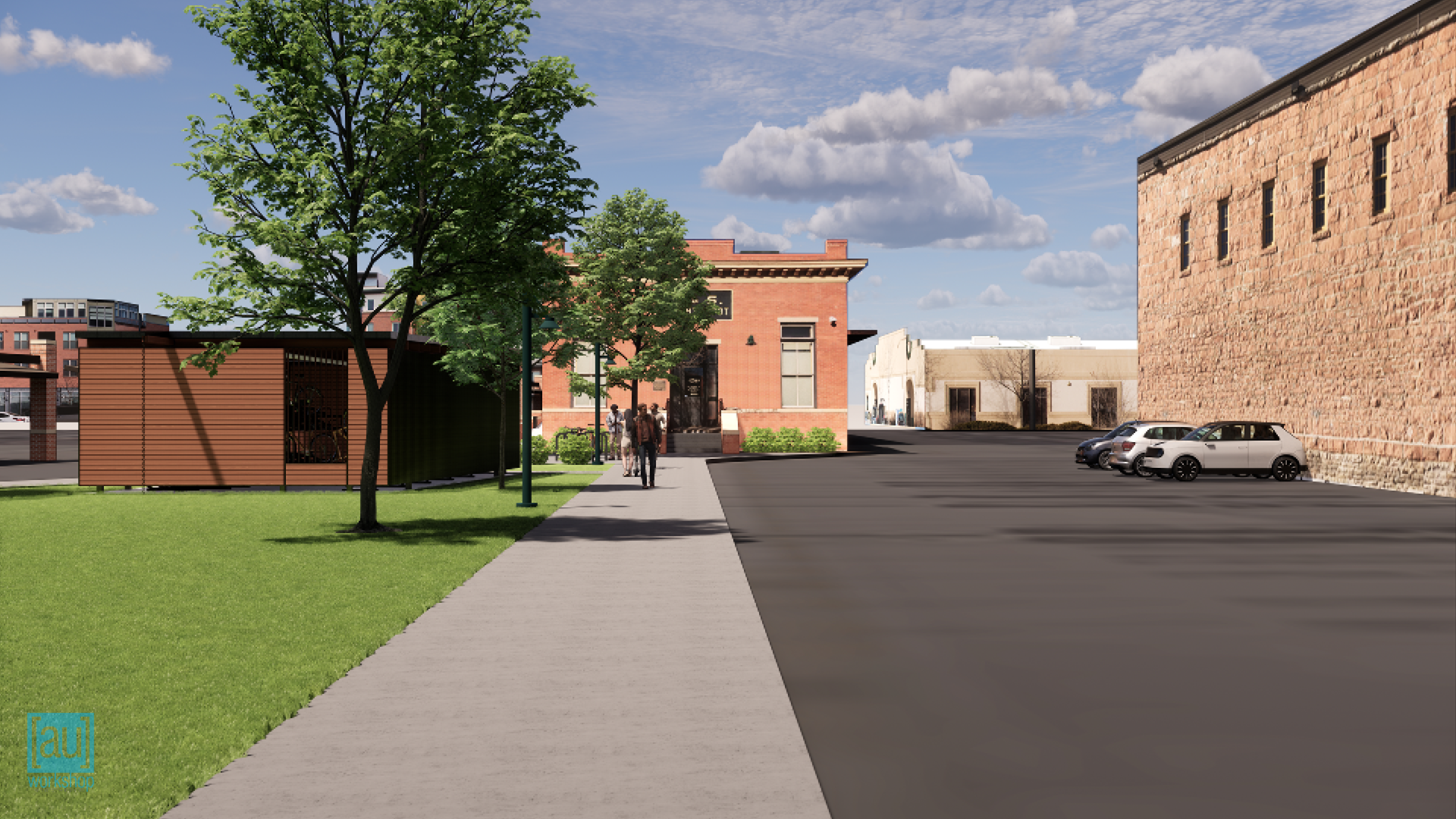 北公交枢纽站自行车棚丨United StatesFort Collins-8