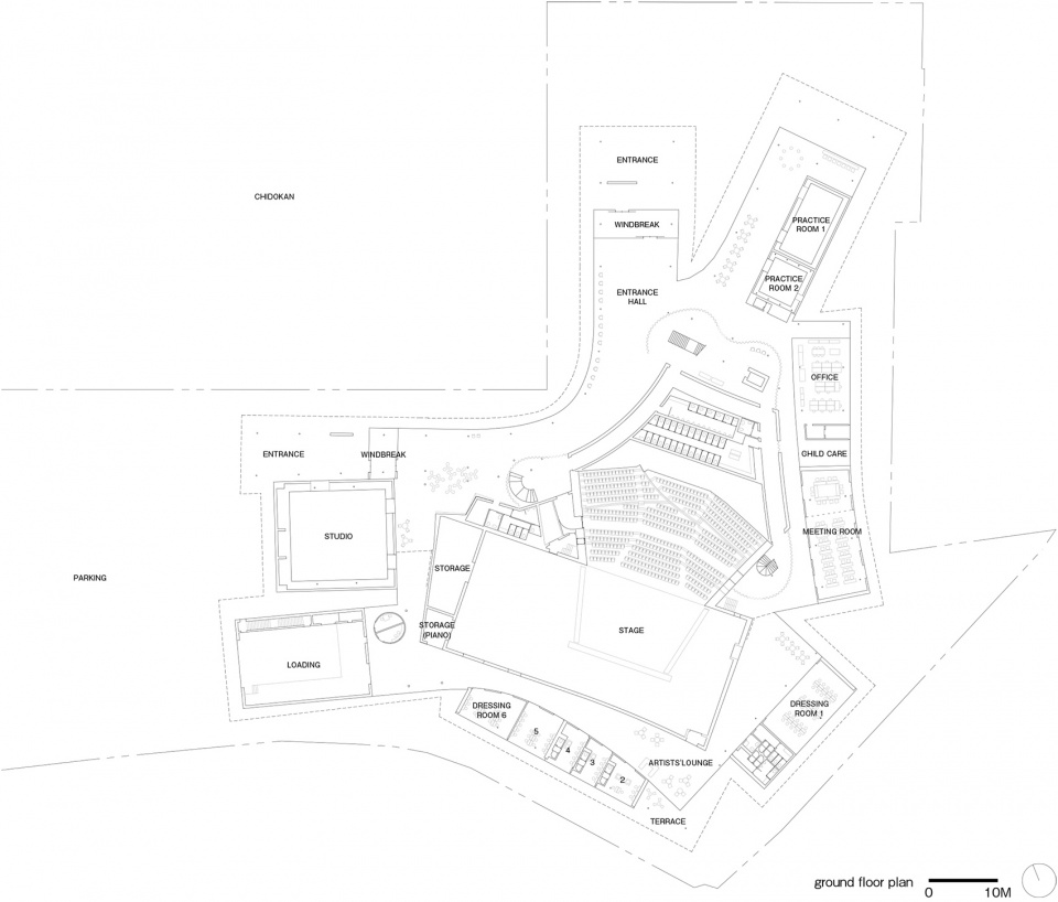鹤冈市文化会馆 | 自然与社区的现代对话-29