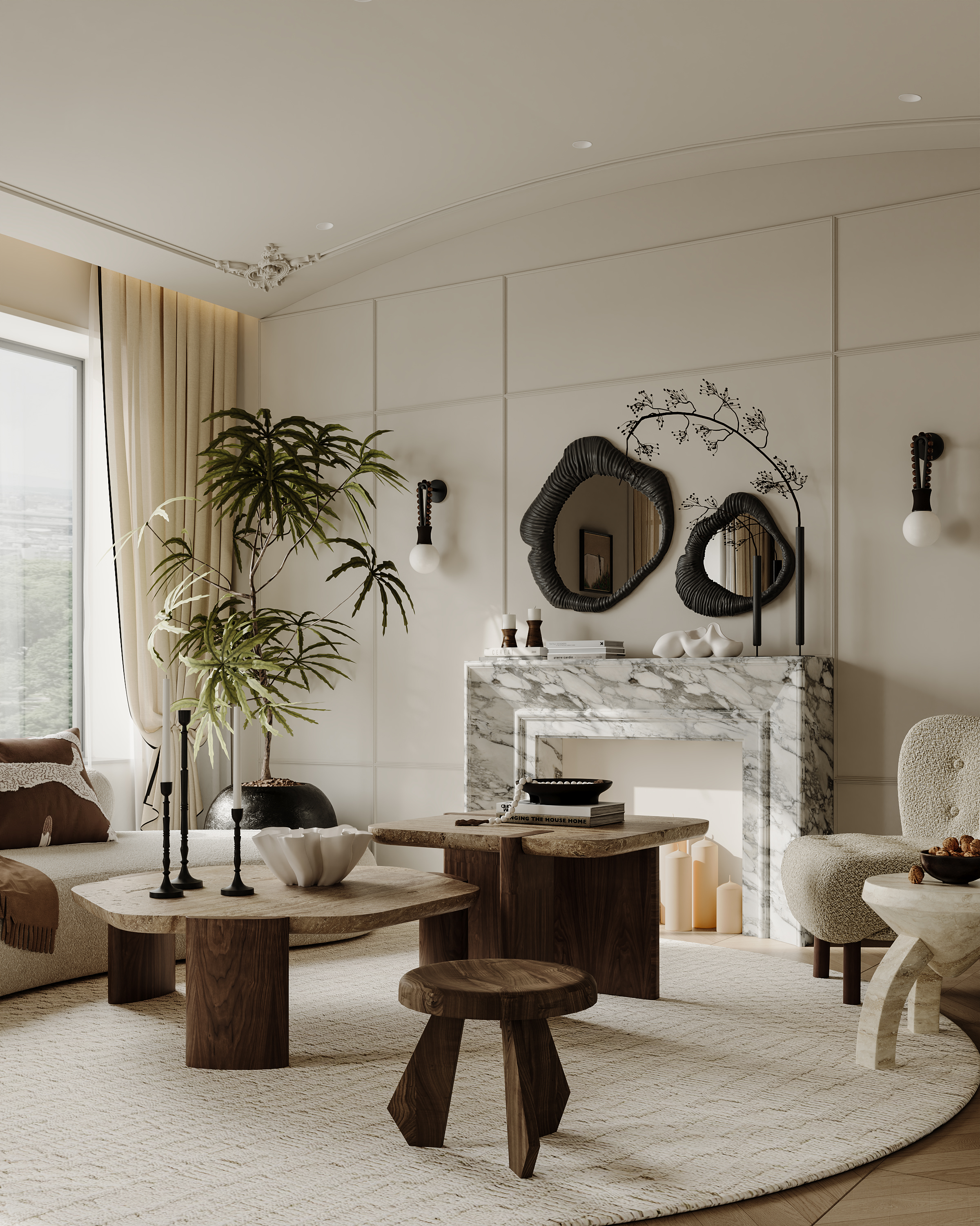 法式中古风家居渲染-6