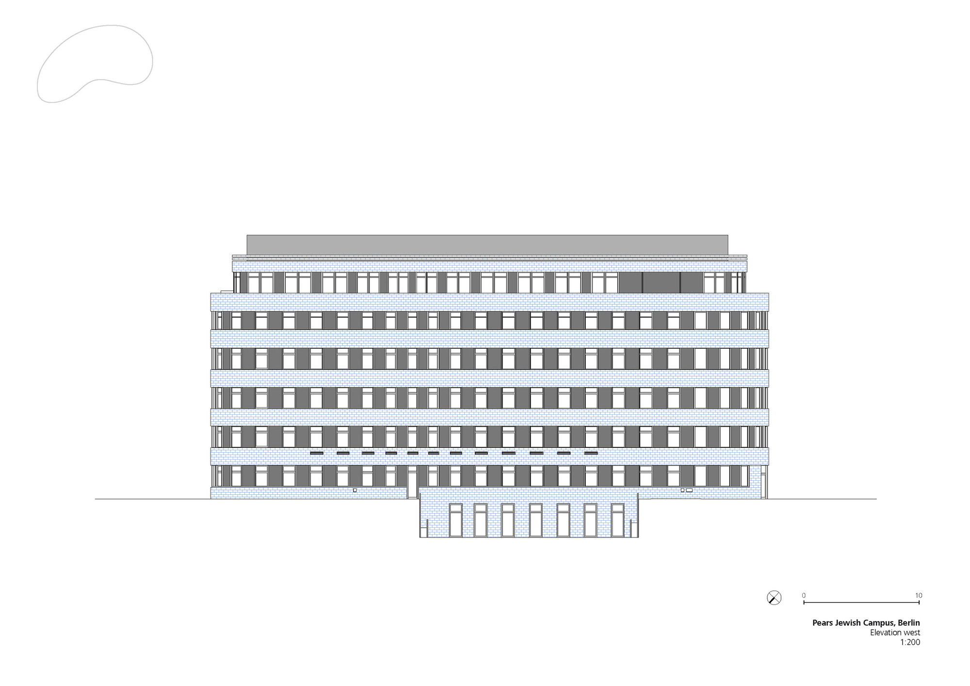 皮尔斯犹太校园丨德国柏林丨Tchoban Voss Architekten-63