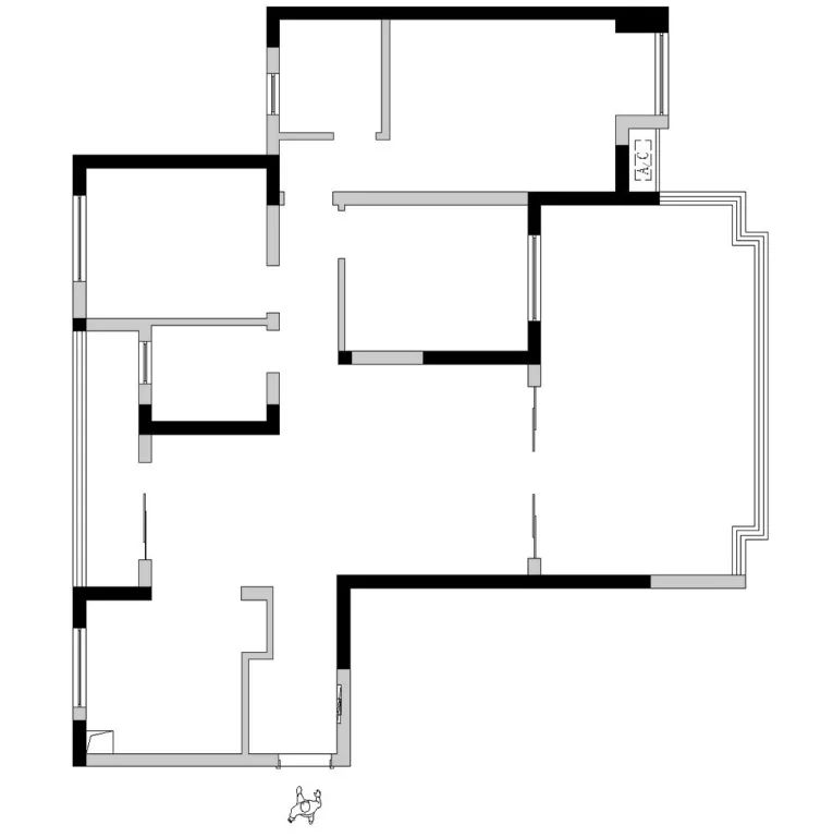 自然风三室之家设计丨中国绵阳丨喜屋设计-4