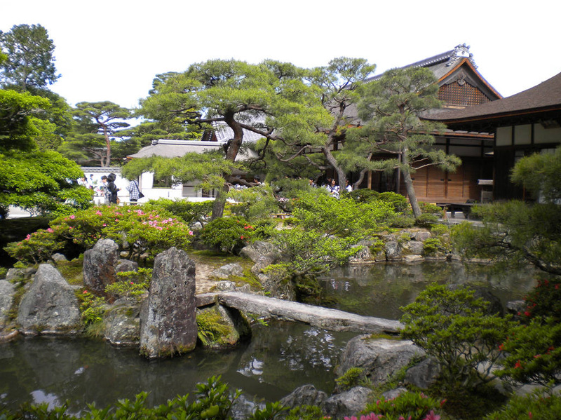 京都金阁寺银阁寺庭院景观及建筑丨日本京都-9