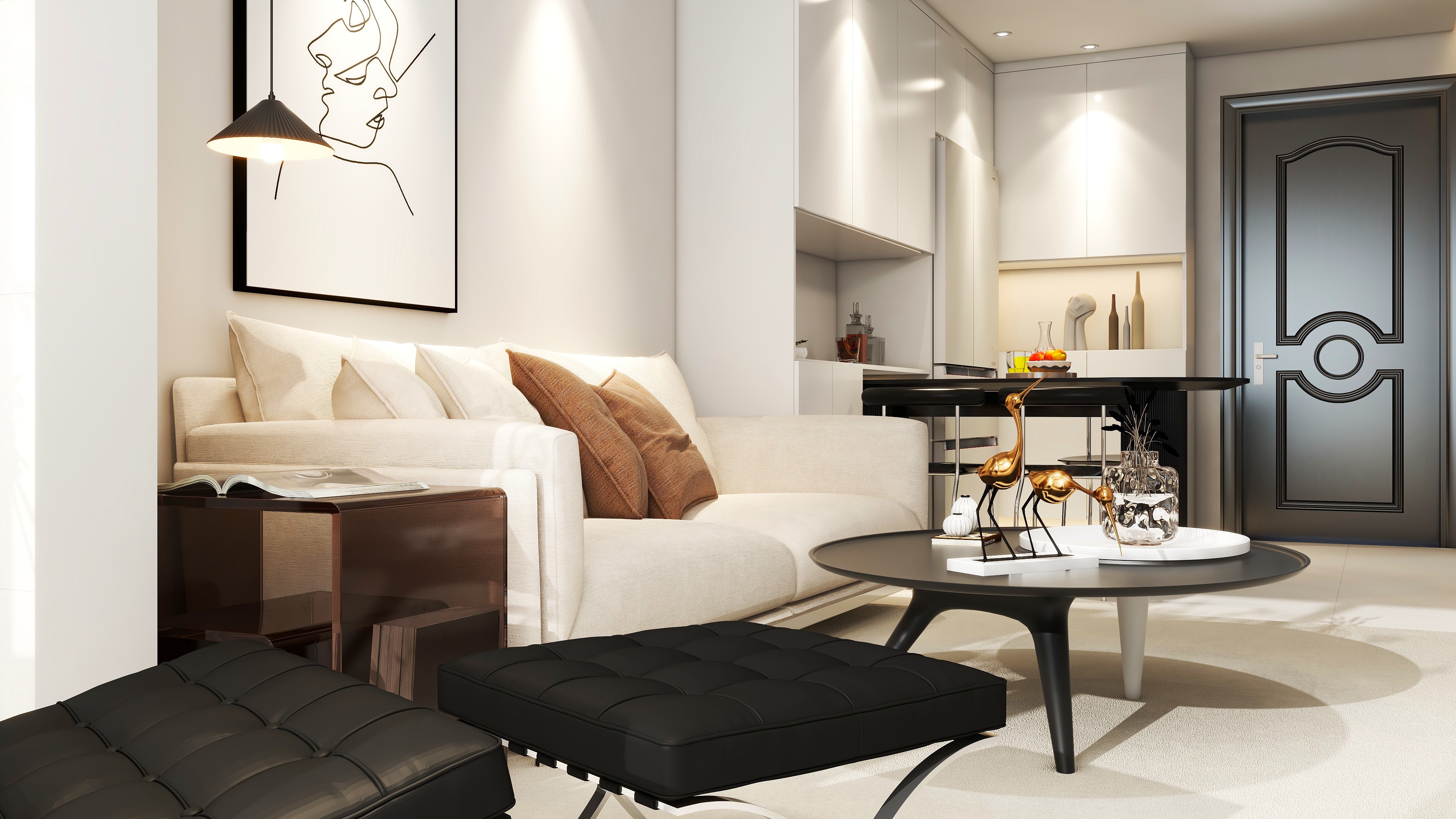 绿都·东澜岸现代简约76㎡3室-12