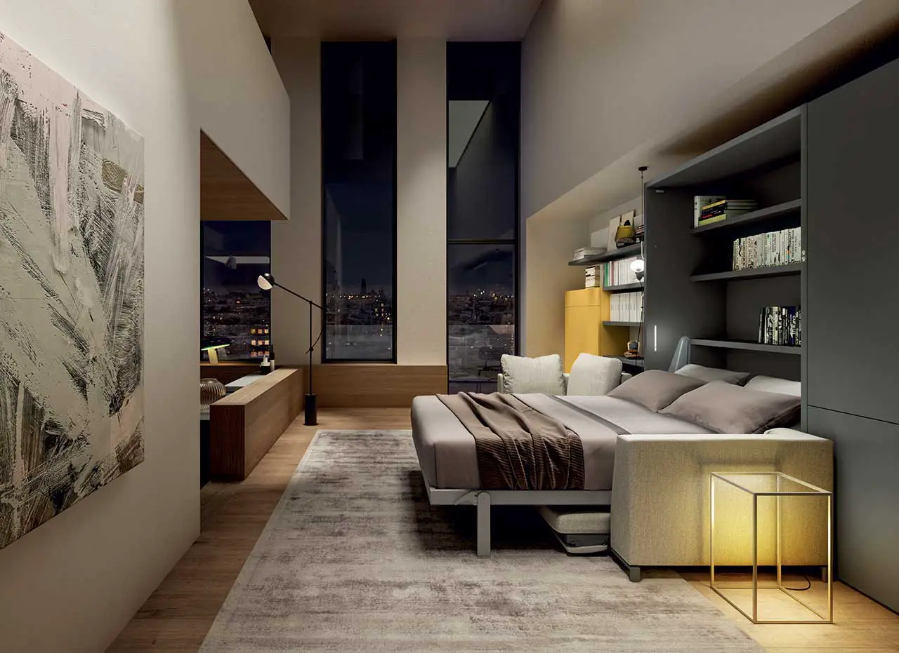 36m2 工作室巧妙设计 | 隐藏式卧室惊艳呈现-6