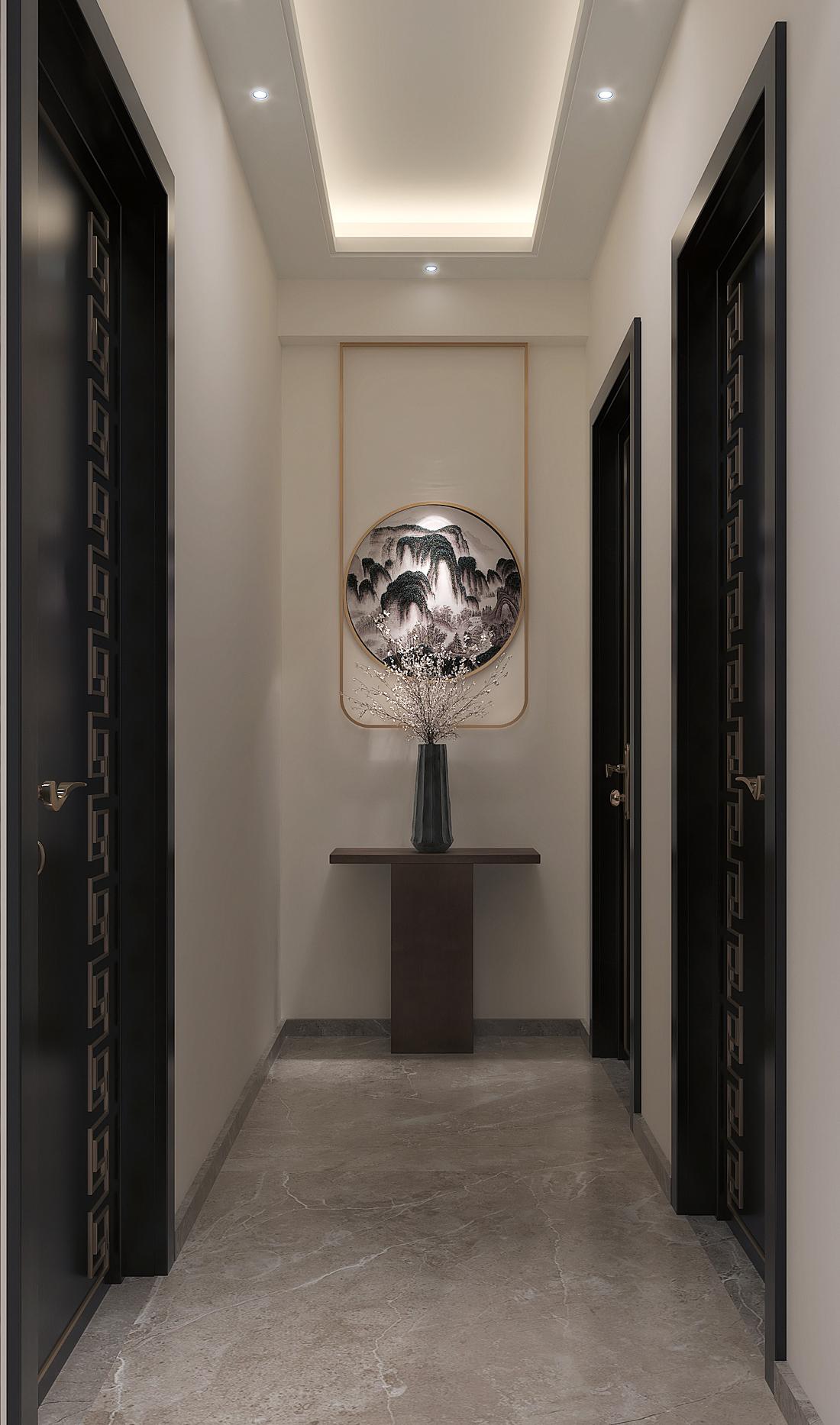 新中式书房设计-15