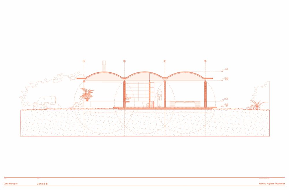 阿根廷Monopoli 住宅，金属框架+瓷屋顶(2021)(Fabrizio Pugliese)设计-46