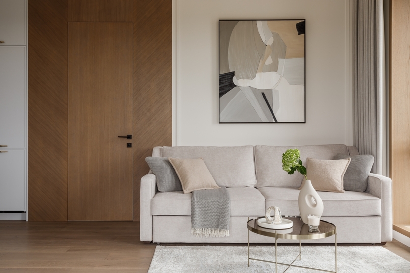 莫斯科郊外带露台的年轻家庭公寓设计丨俄罗斯莫斯科丨设计师安娜·马克西莫娃-42