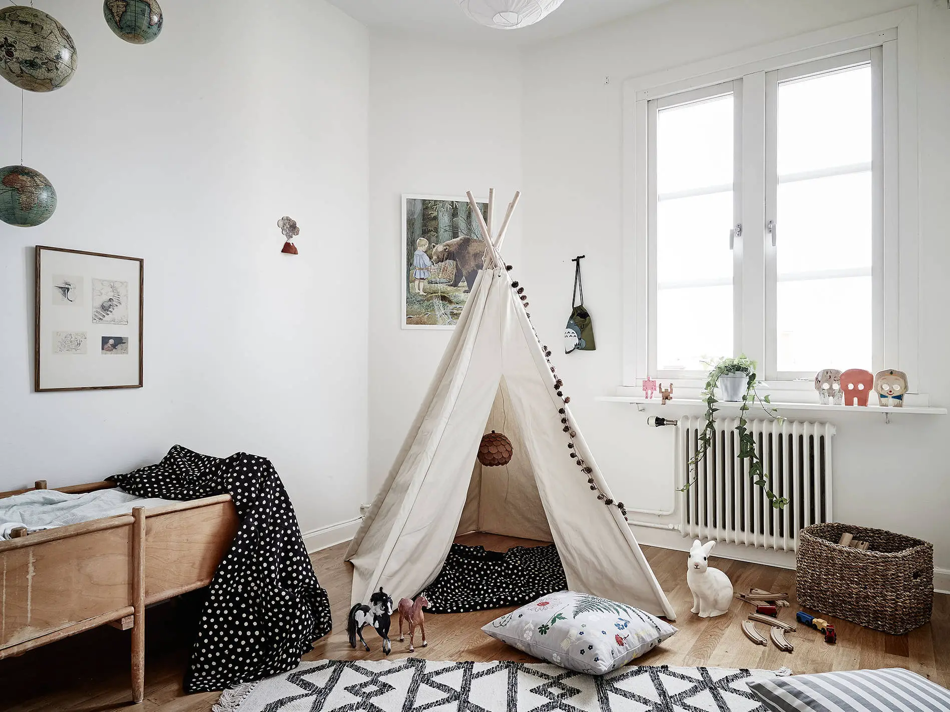 瑞典木质风格融入民族元素，打造温馨 72 平米空间-14