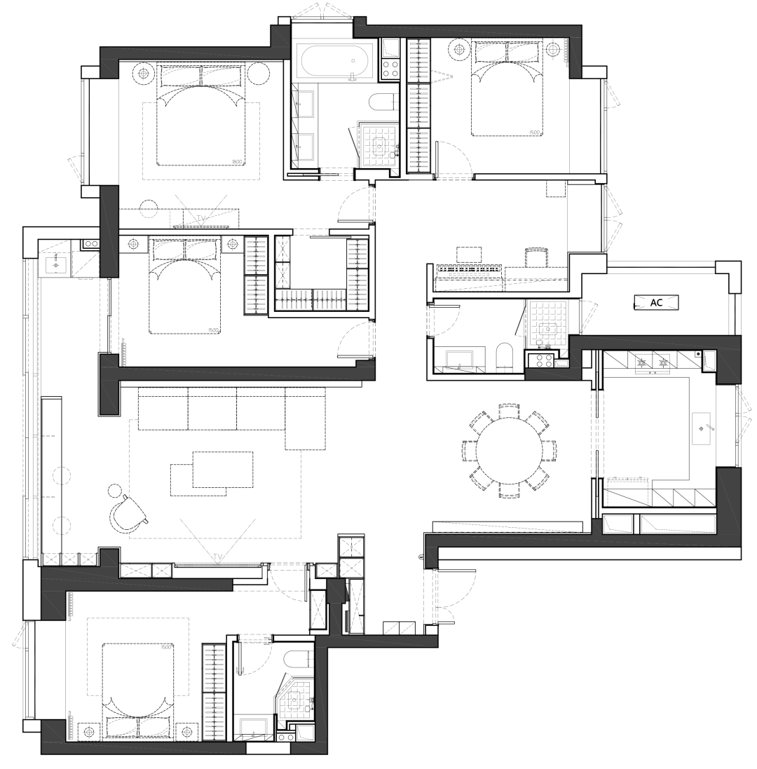 精装房改造 · 秩序与重塑丨中国杭州丨菲拉设计宋雄飞-95