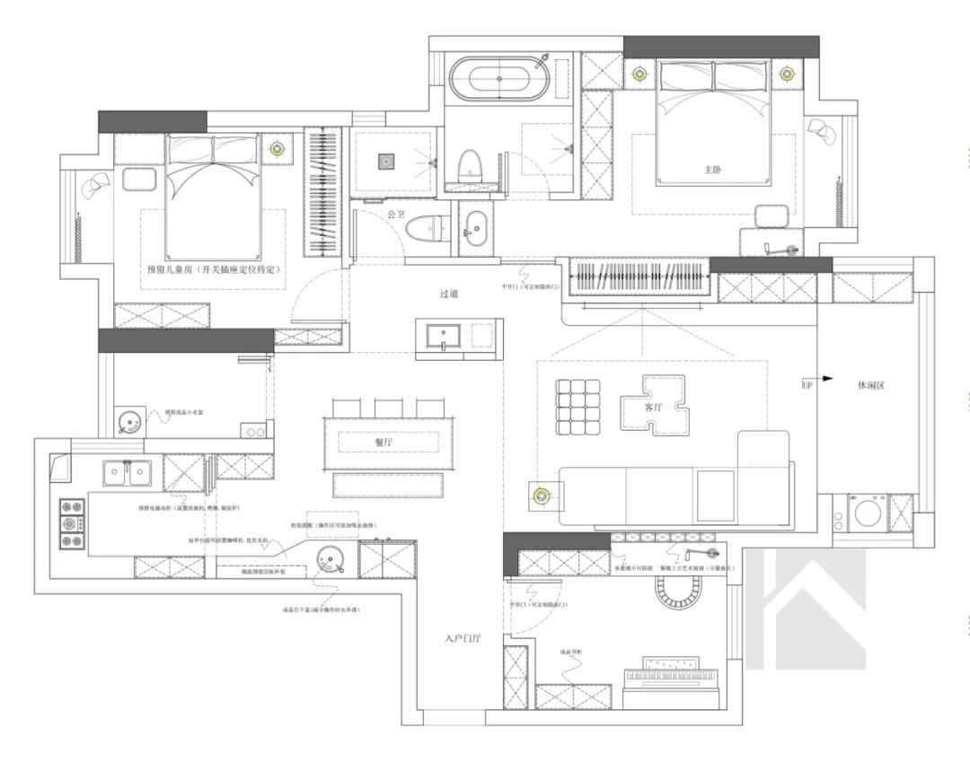 115m²原木风家居，感受冬日的“美拉德”-9