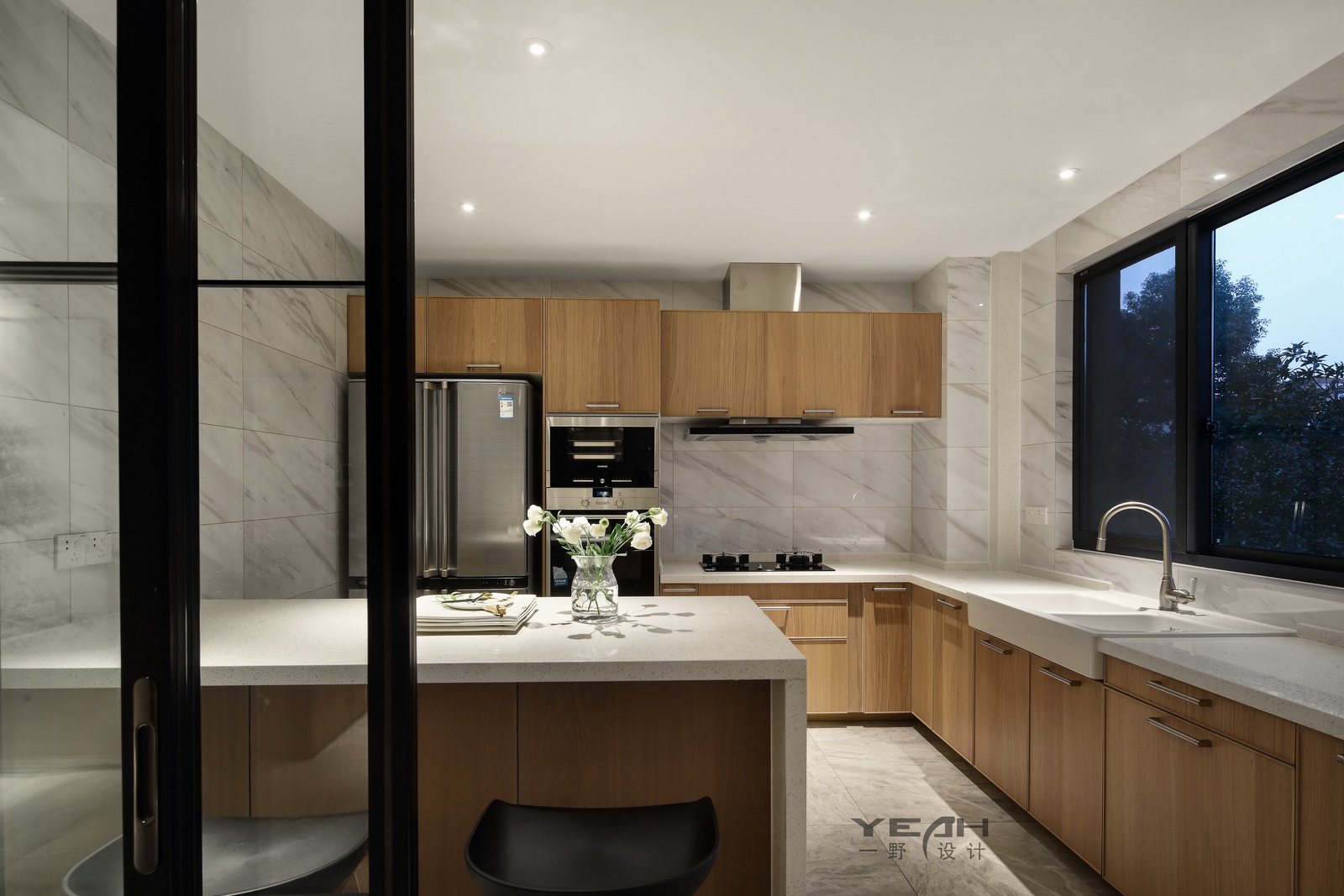 一野设计—金鸡湖花园 | 189㎡ | 简约混新中式-25