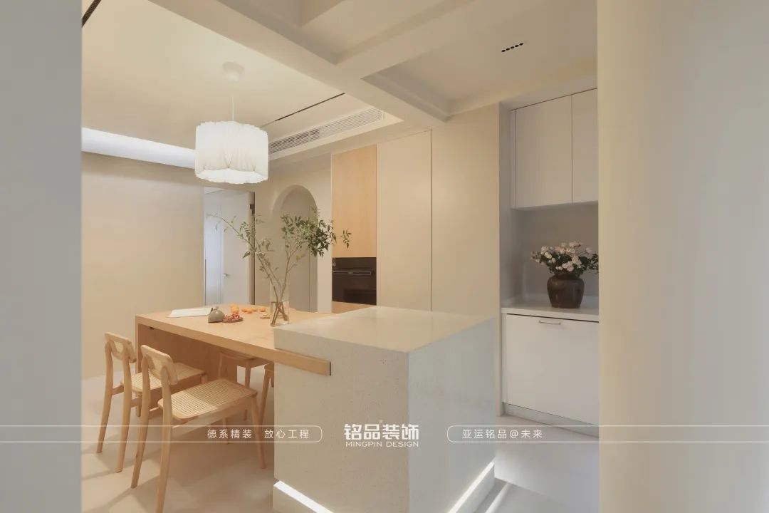 杭州奶油风住宅丨中国杭州丨铭品装饰-36