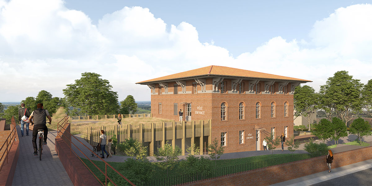 历史遗址改造为幼儿中心项目丨法国丨CoCo architecture-1