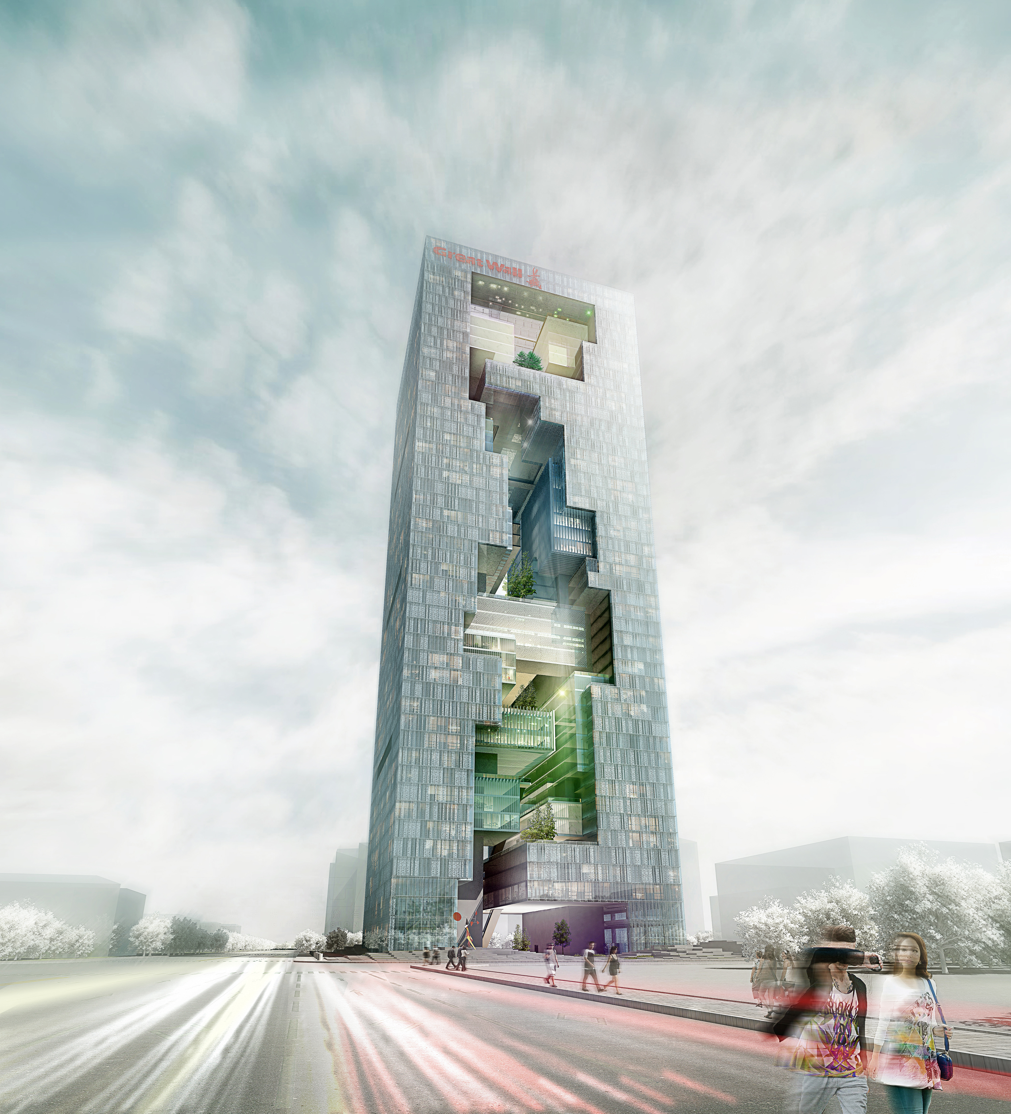 深圳南山长城科技总部大楼丨中国深圳丨深圳华筑建筑工程设计有限公司-19