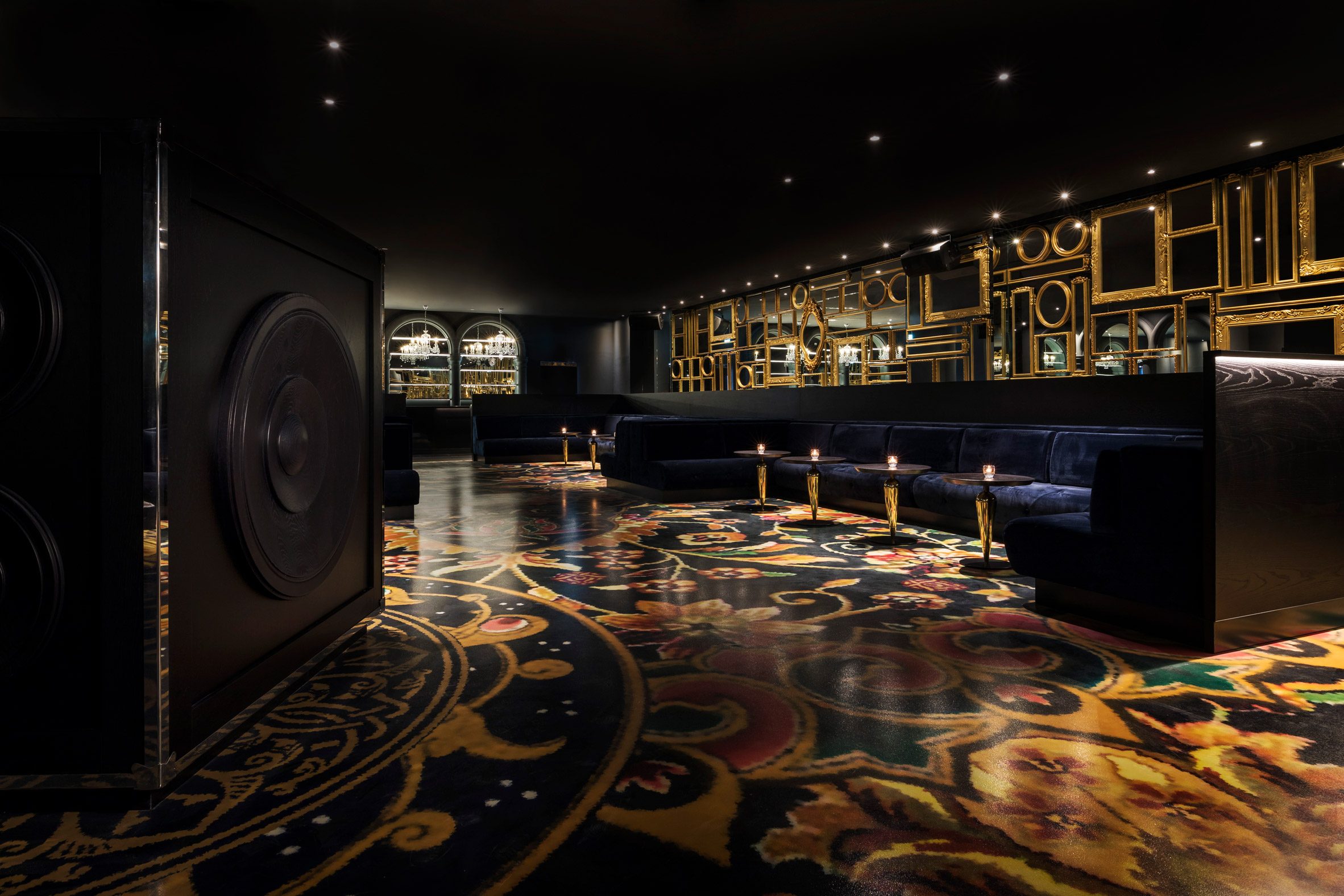 Marcel Wanders uses clashing patterns and oversized furniture for hotel-5