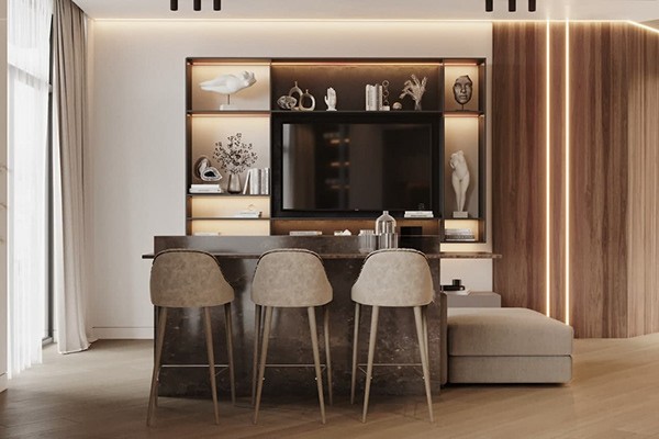 100㎡浅色系公寓 明亮舒适的现代感-13