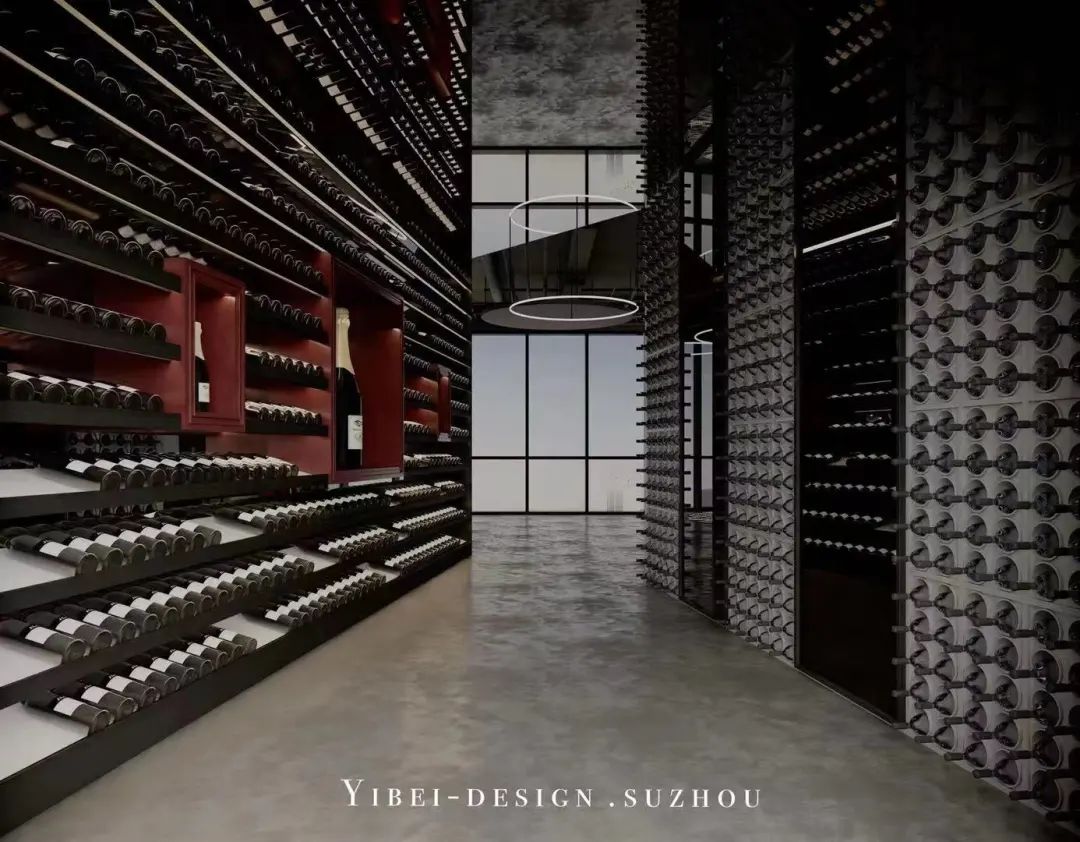 暗黑品酒室 · 红黑交织的神秘空间丨中国苏州丨YIBEI DESIGN SUZHOU-9