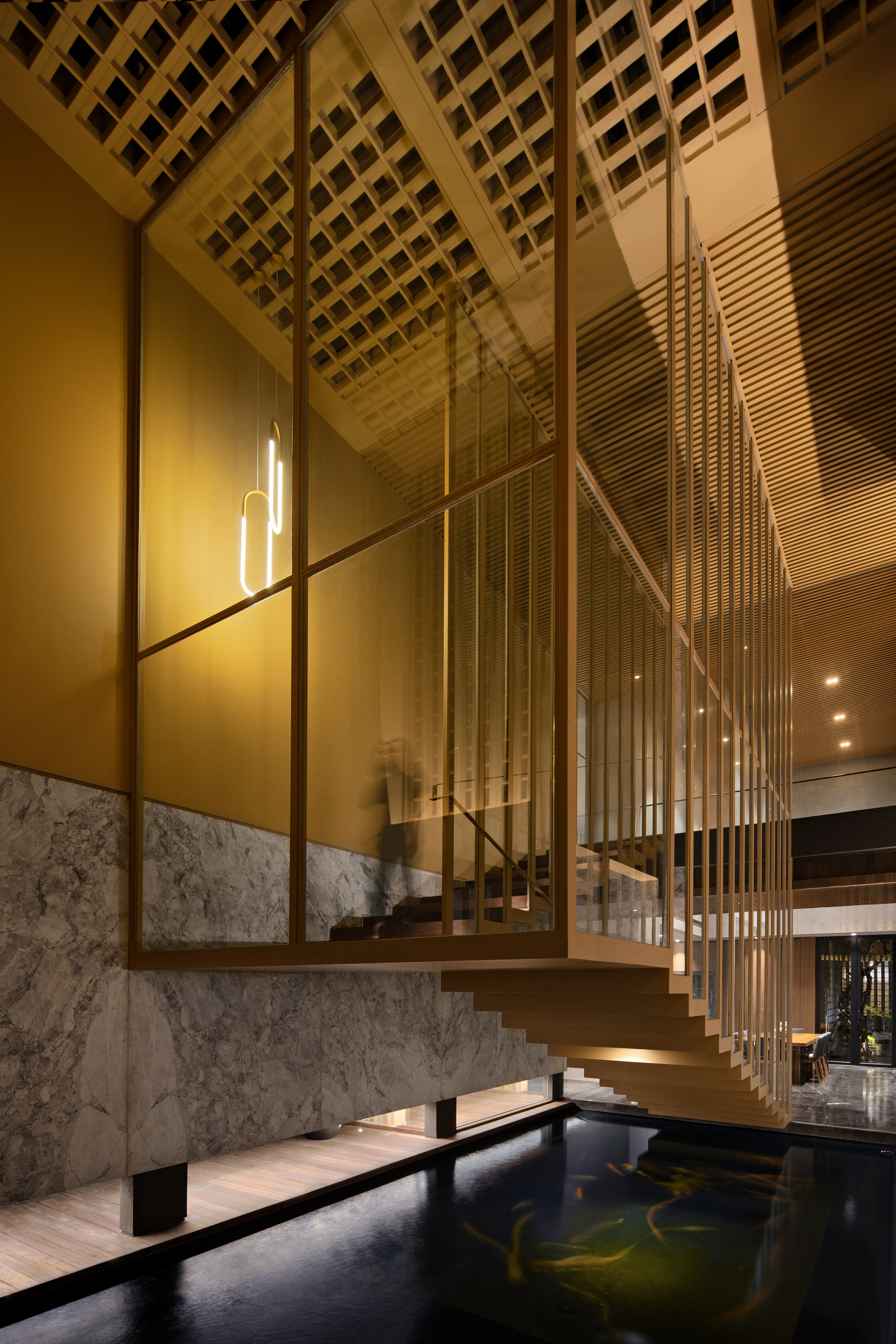 坚毅格栅屋丨印度亚南丨Gets Architects-38