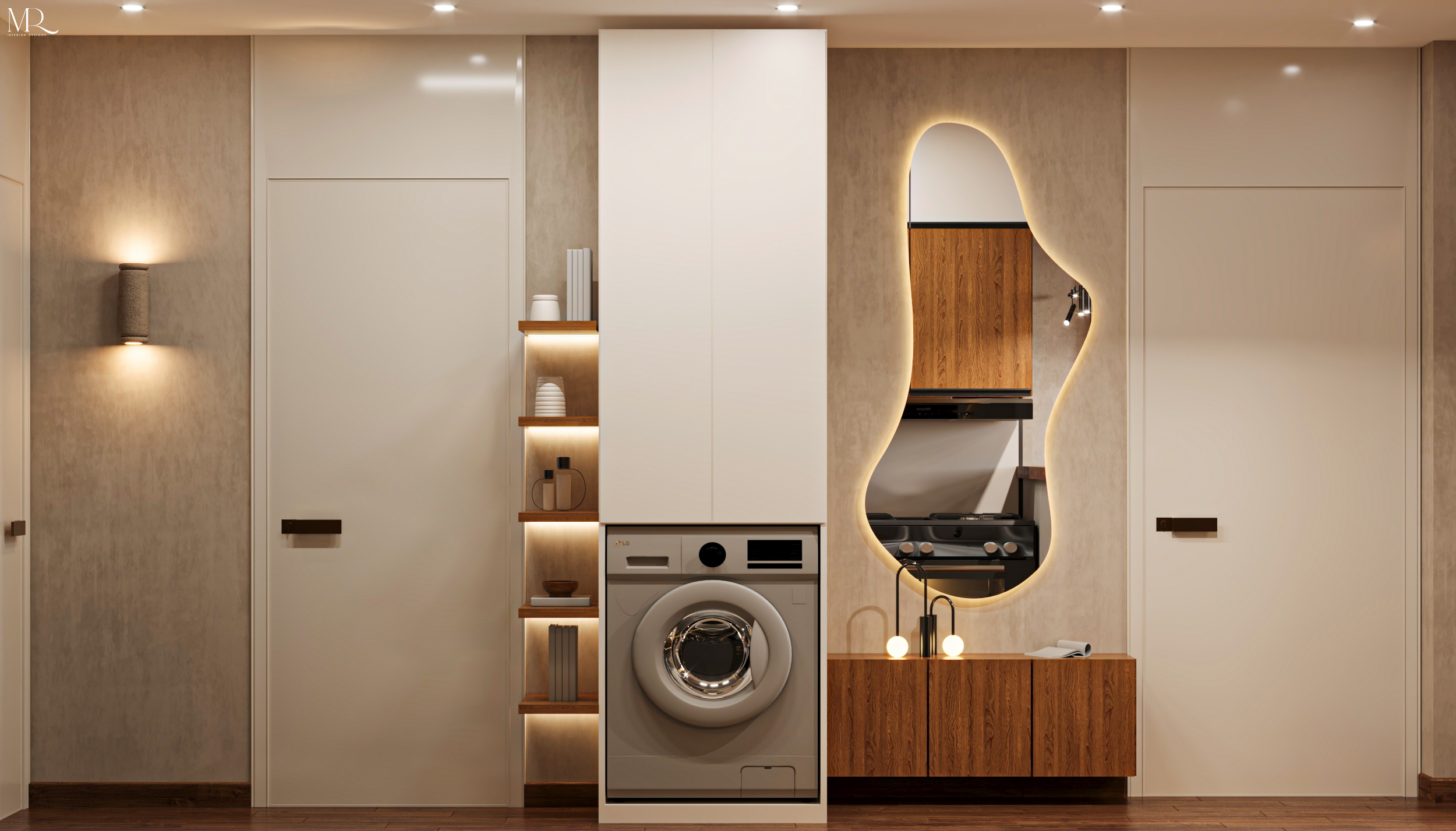 39平方米工作室接待区与厨房设计丨埃及开罗丨Mariam Refaat-19