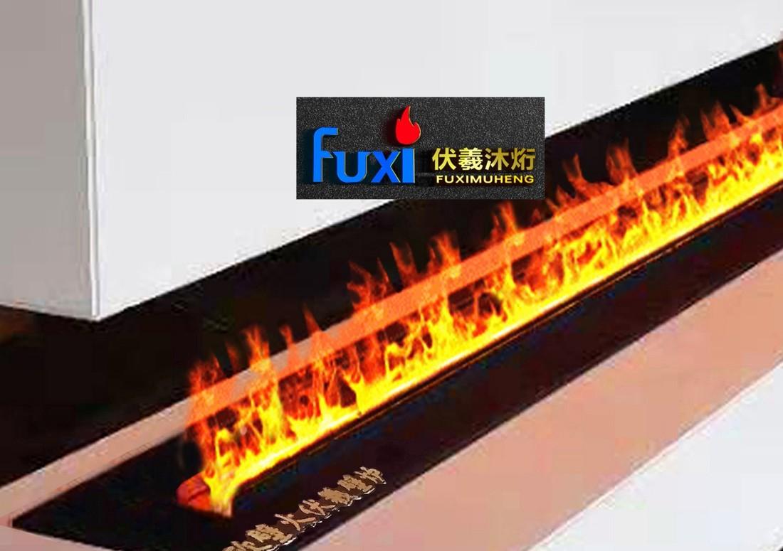 华润置地售楼部 LED 光源 3D 伏羲雾化壁炉设计-0