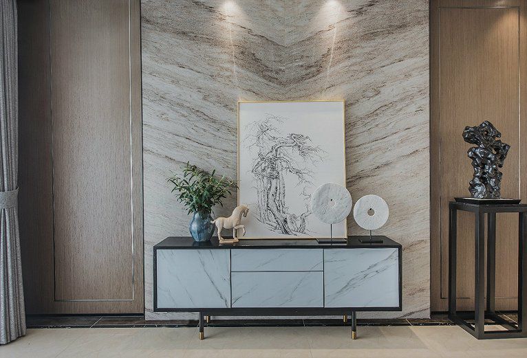 新中式玄关设计,打造雅致生活艺术-19