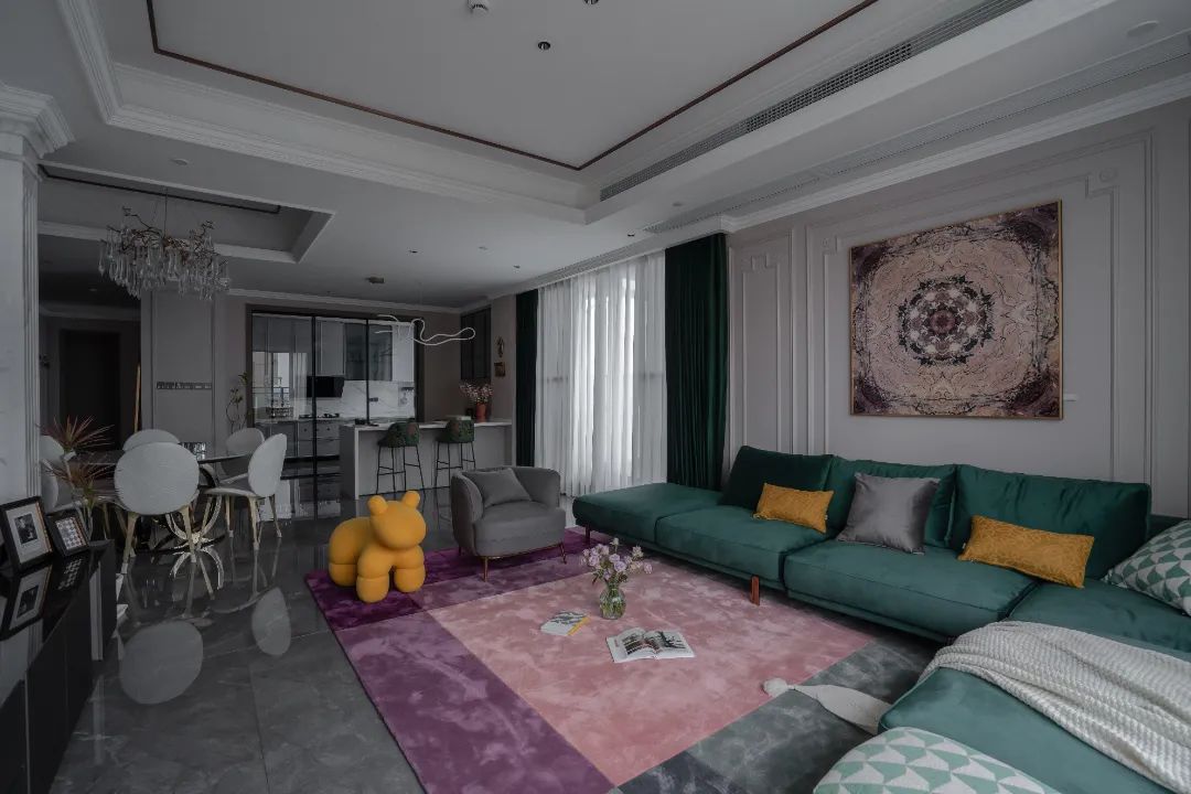 英庭名墅复古轻奢别墅设计丨尚层别墅装饰-17