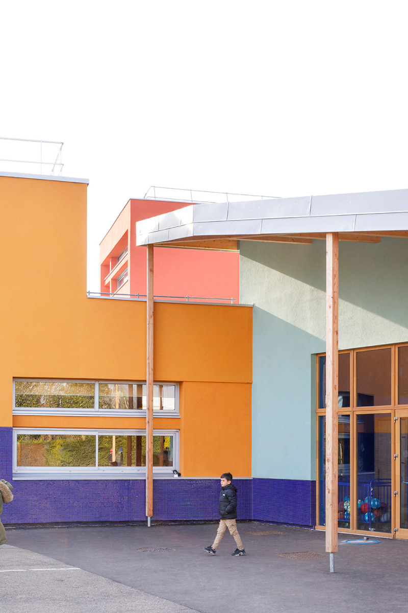 巴黎附近一所小学的翻新项目丨法国丨SOL architecture et urbanisme-45