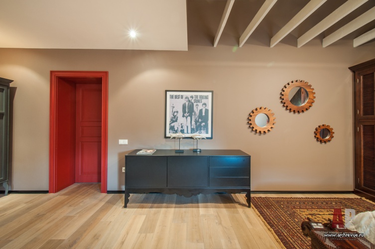 小型折衷风格带阁楼住宅室内设计丨Белоногова Наталья-37