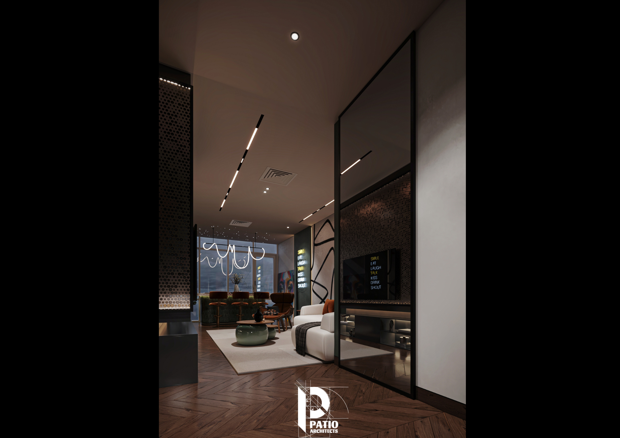 Bold Modern Reception Interior Design-6