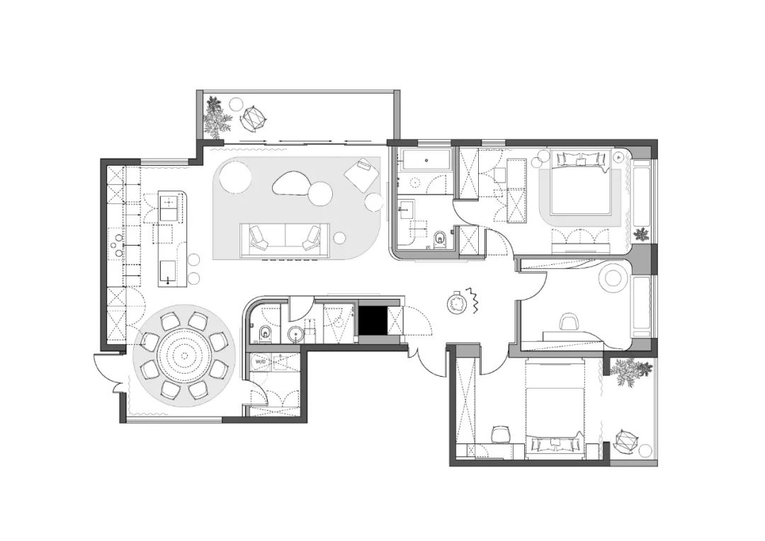 上海旭辉超高标样板房丨中国上海丨Ippolito Fleitz Group-48
