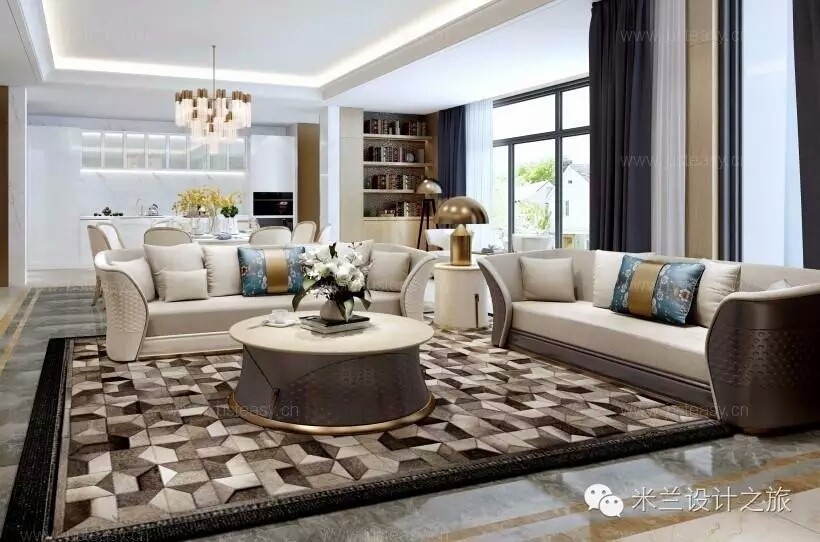 简约灰色调现代客厅设计案例-23