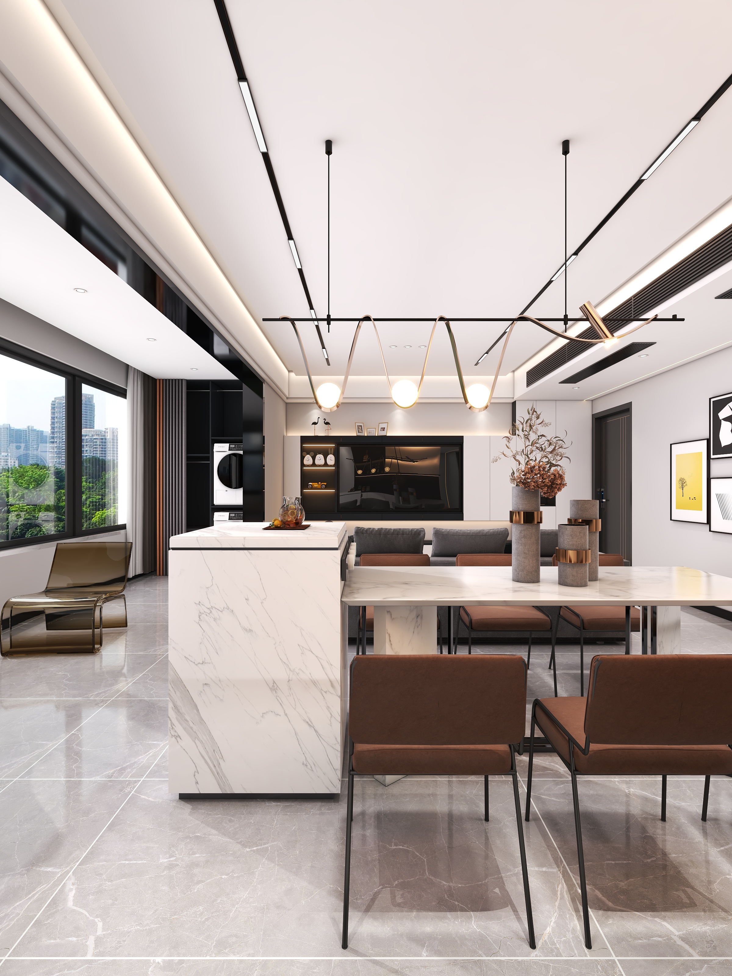 四川成都华府悦璟（114平方现代简约三居室）-27