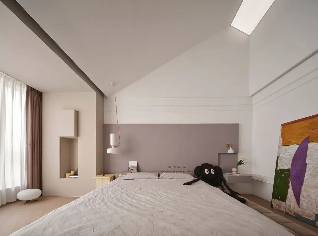 莫奈色彩的现代家居丨无一内建筑设计事务所-46