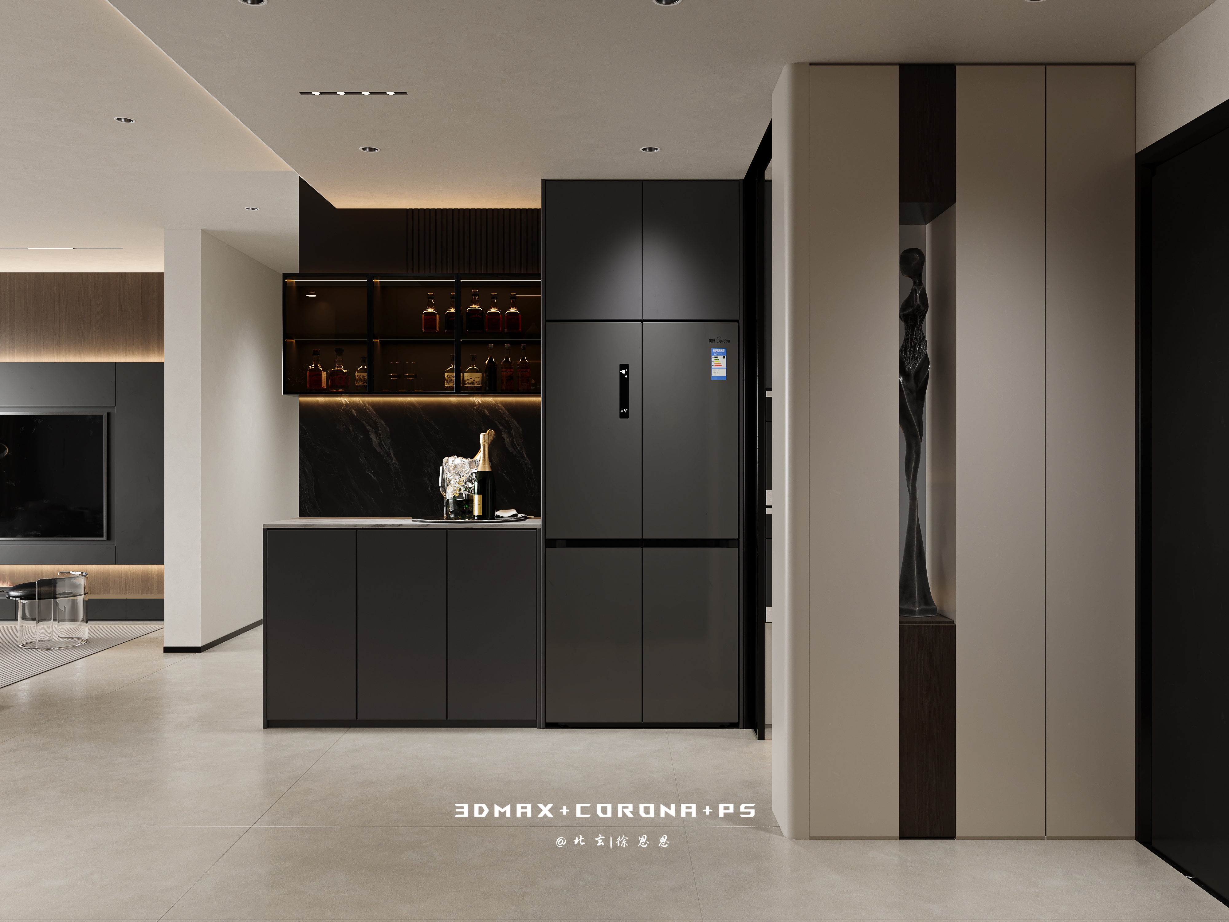 现代质感私邸・功能与美学共生-4