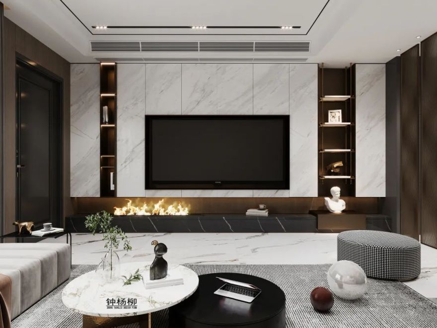 现代宜昌弘扬·拉菲小镇 320㎡岁月芳华丨中国宜昌丨宜昌十翼空间装饰设计事务所-27