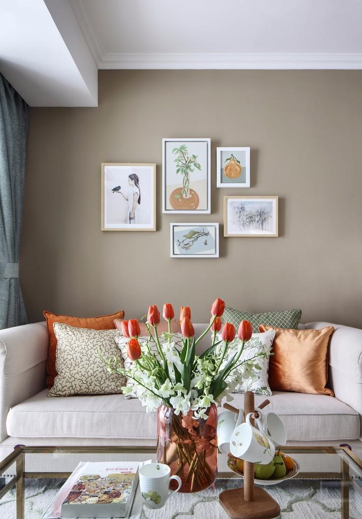 温暖如春的室内设计 | 生活阳台变门厅,橙绿搭配显活力-3