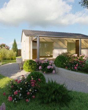 Anastasiya Gushchina丨庭院丨Landscaping of yard. Part of design process.