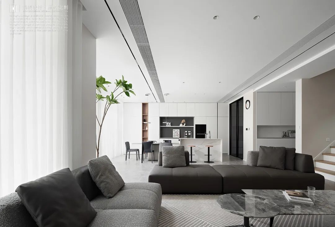 江苏徐州 600㎡现代简约别墅设计丨中国徐州丨鸿鹄设计-29