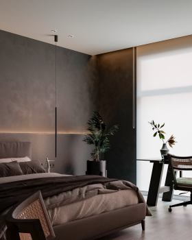 这个表述可能存在拼写错误，推测正确的表达或许是Dark Luxury Bedroom，翻译为：暗黑奢华卧室